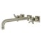 Kingston Brass KS6058ZX Wall Mount Tub Faucet, Brushed Nickel KS6058ZX - alternate 1
